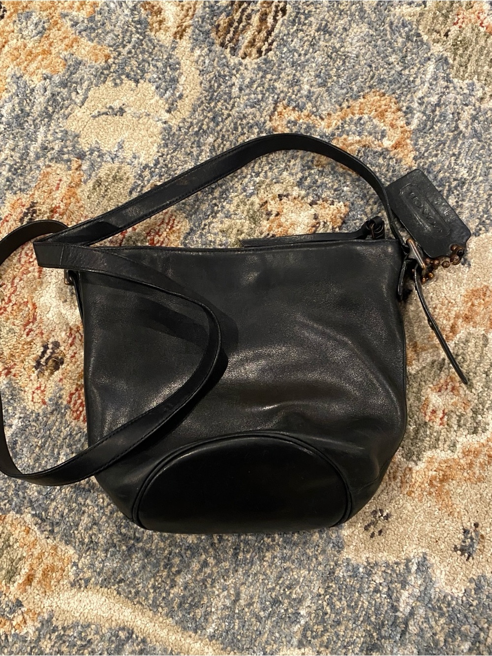Bag, Leather Crossbody Black Coach